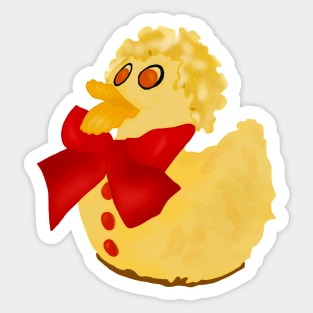 Duck Cake Sticker